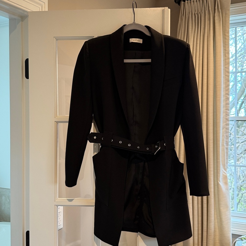 Anine Bing Charlotte Belted Blazer - Picture 5 of 7